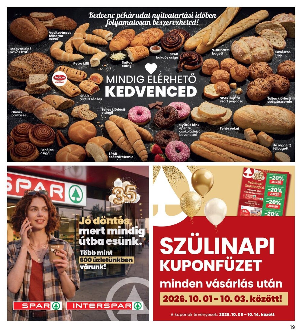 Interspar akciós újság 2026.09.24-től - 19. oldal.