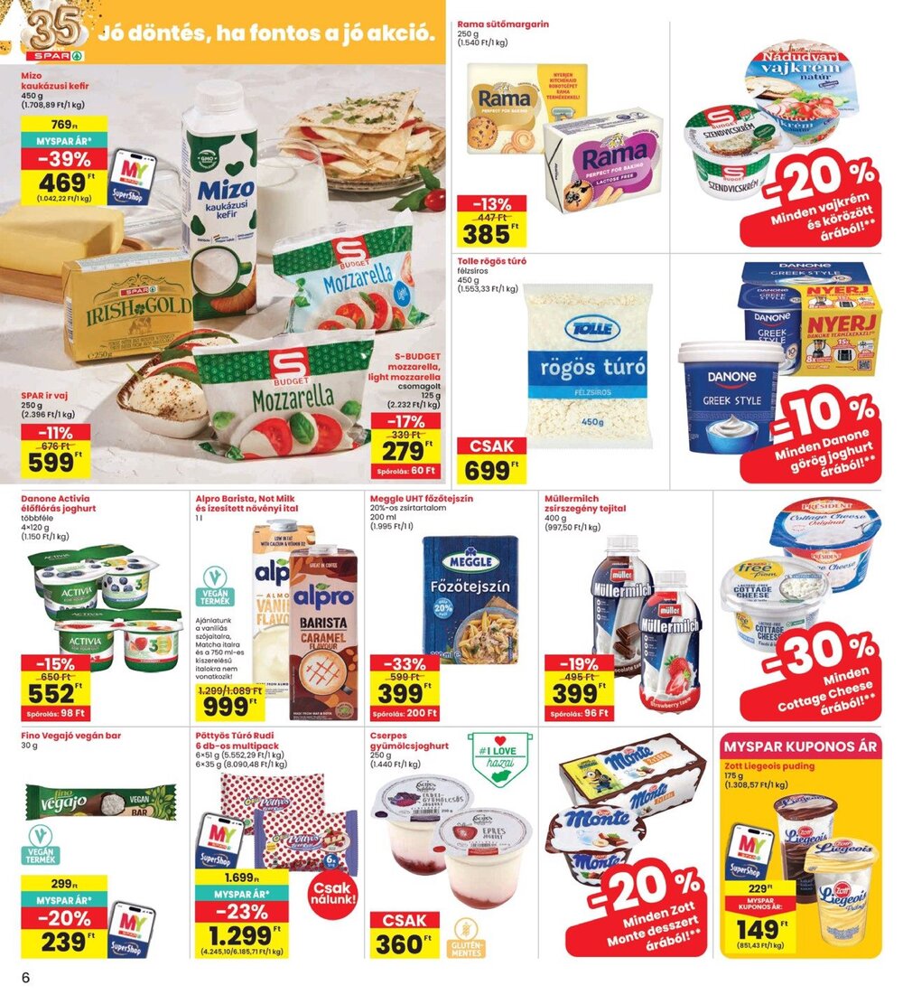 Interspar akciós újság 2026.09.24-től - 6. oldal.
