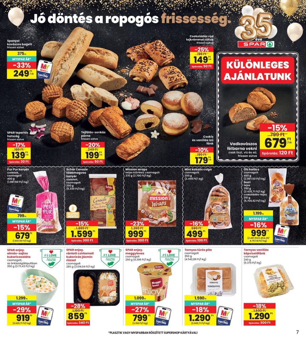 Interspar akciós újság 2026.09.24-től - 7. oldal.