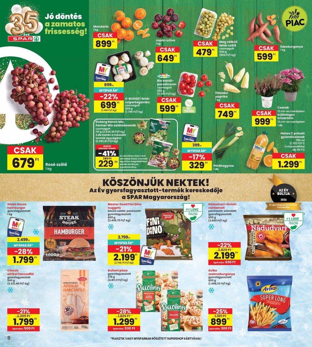 Interspar akciós újság 2026.09.24-től - 8. oldal.