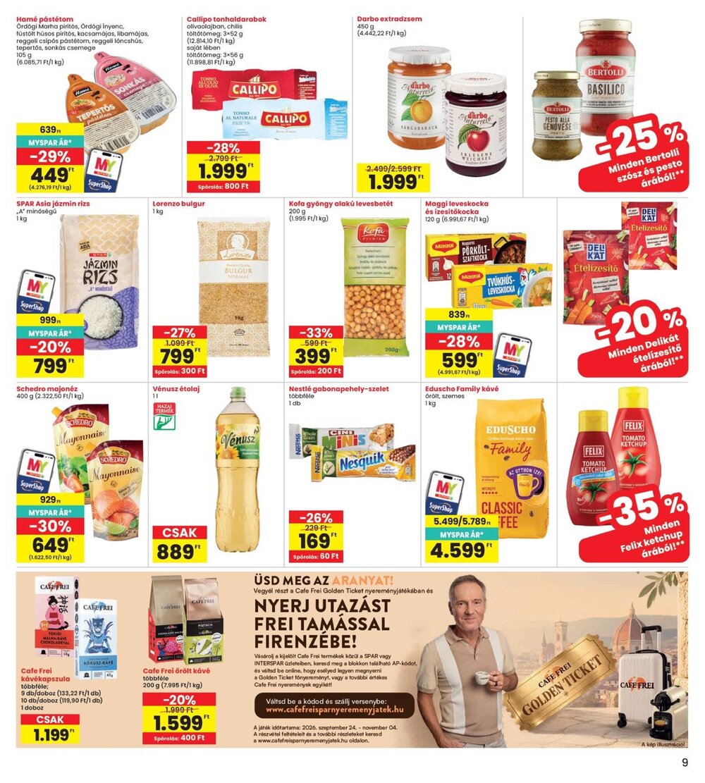 Interspar akciós újság 2026.09.24-től - 9. oldal.