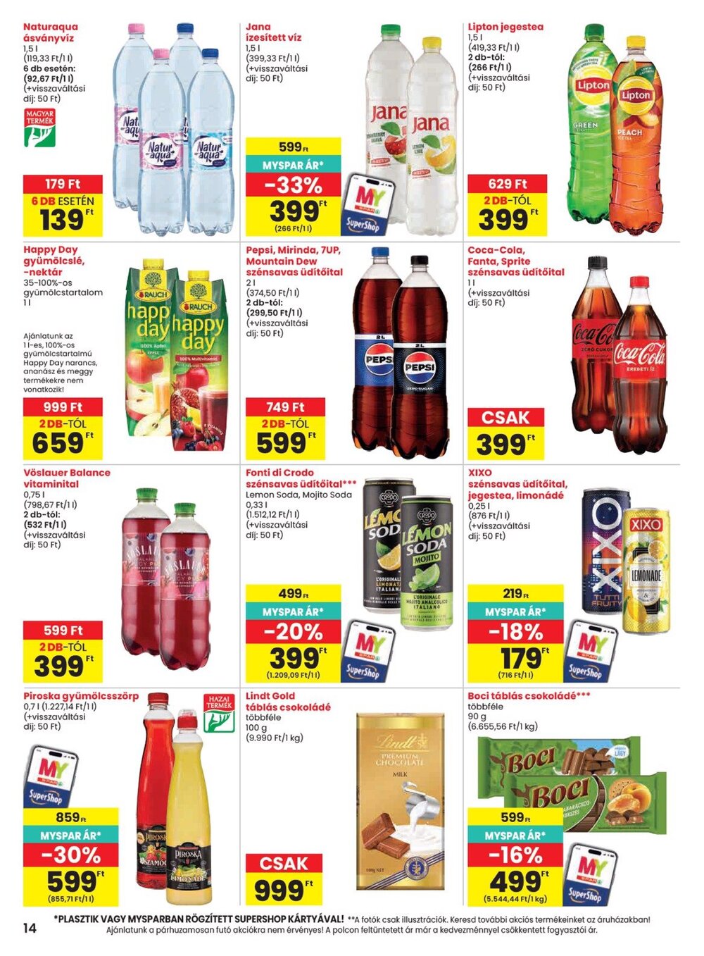 Spar akciós újság 2026.09.24-től - 14. oldal.