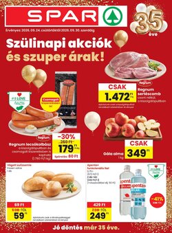 Spar akciós újság 2026.09.24-től