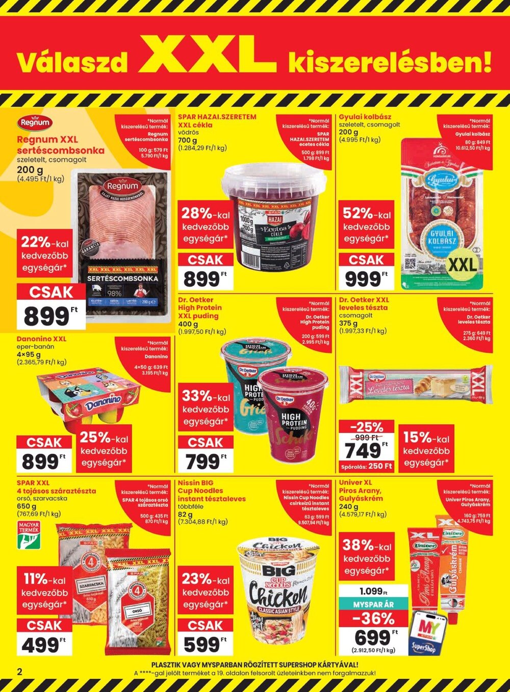 Spar akciós újság 2026.09.24-től - 2. oldal.
