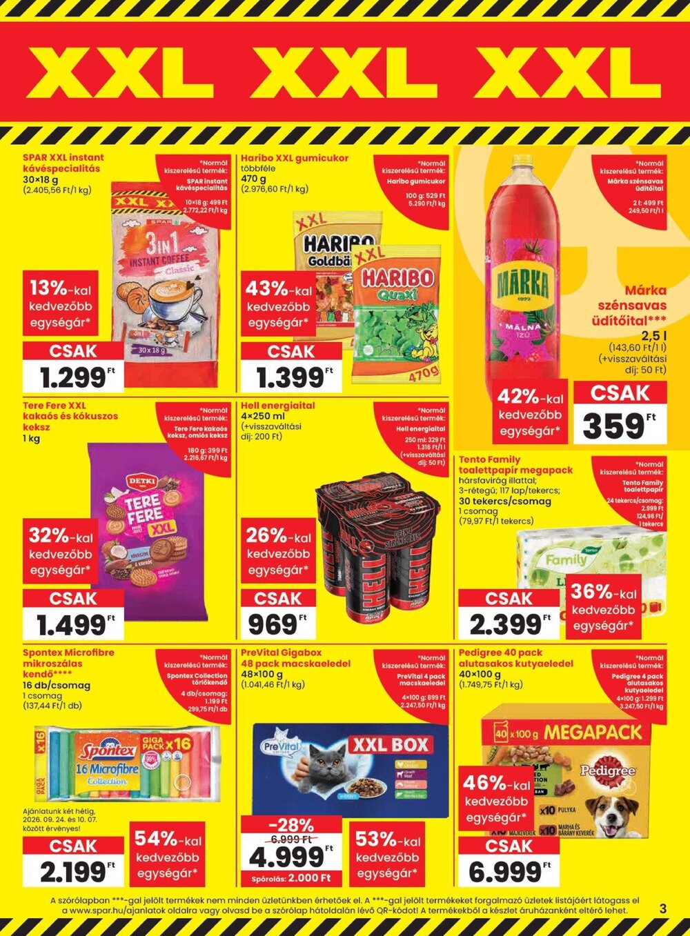 Spar akciós újság 2026.09.24-től - 3. oldal.