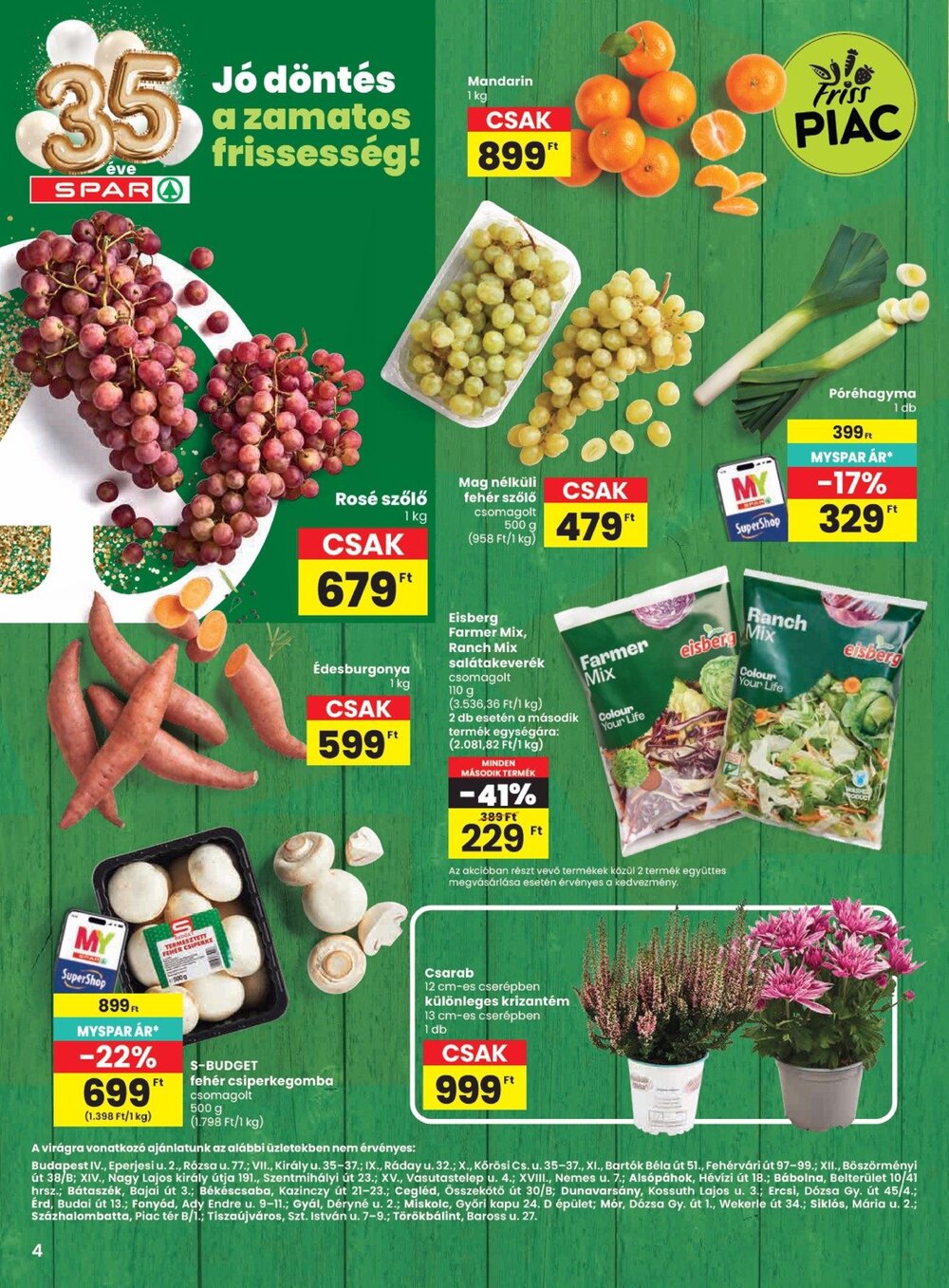 Spar akciós újság 2026.09.24-től - 4. oldal.