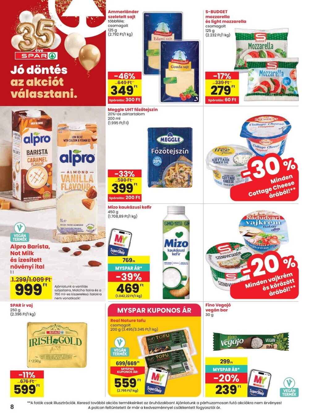 Spar akciós újság 2026.09.24-től - 8. oldal.