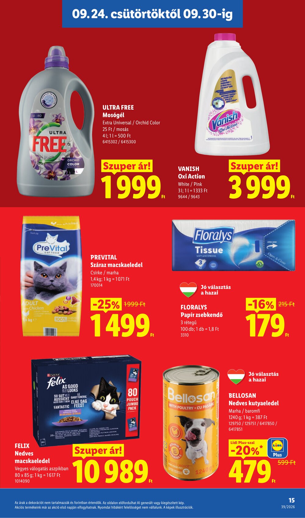 Lidl akciós újság 2026.09.24-től - 15. oldal.