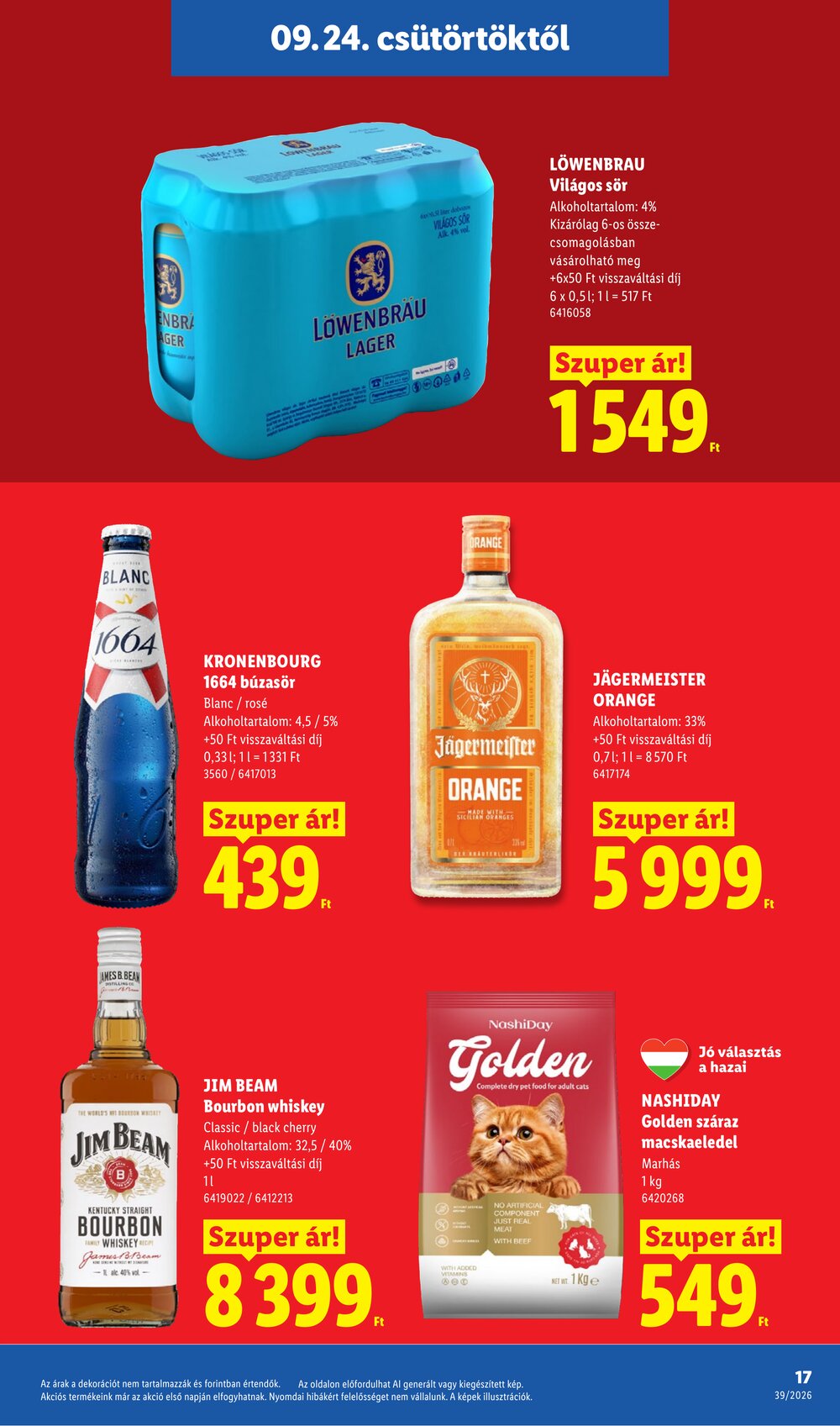 Lidl akciós újság 2026.09.24-től - 17. oldal.