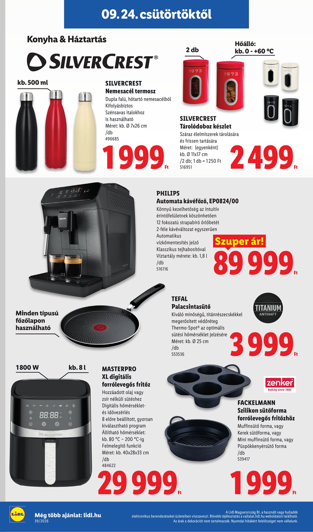 Lidl akciós újság 2026.09.24-től - 26. oldal.