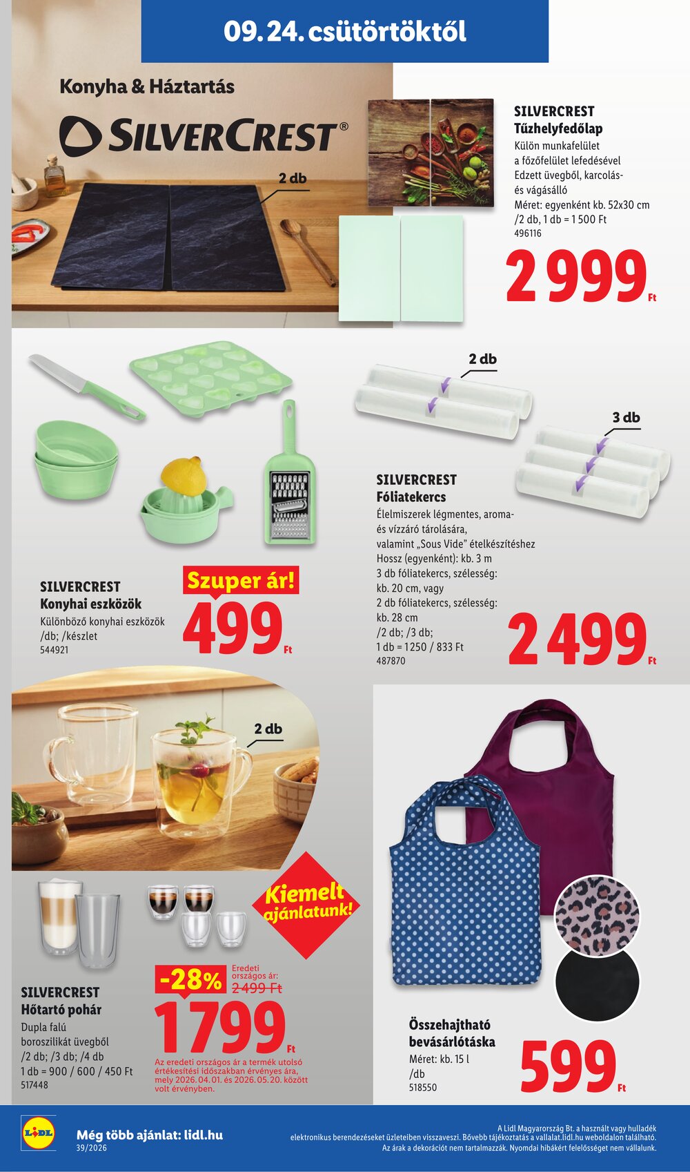 Lidl akciós újság 2026.09.24-től - 28. oldal.