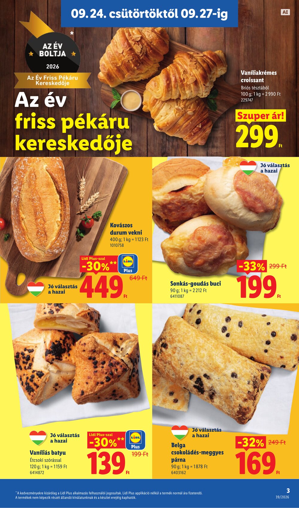 Lidl akciós újság 2026.09.24-től - 3. oldal.