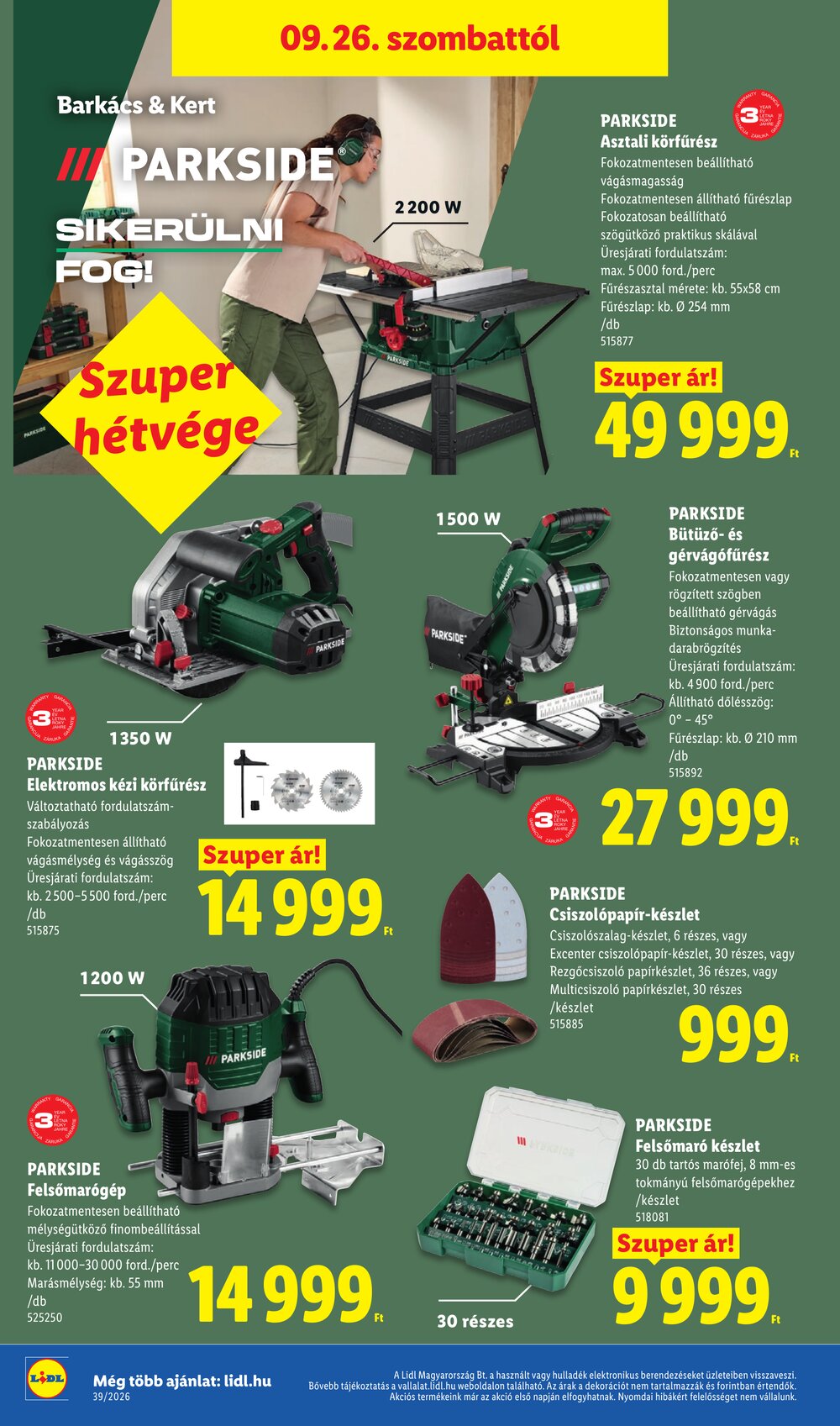 Lidl akciós újság 2026.09.24-től - 38. oldal.