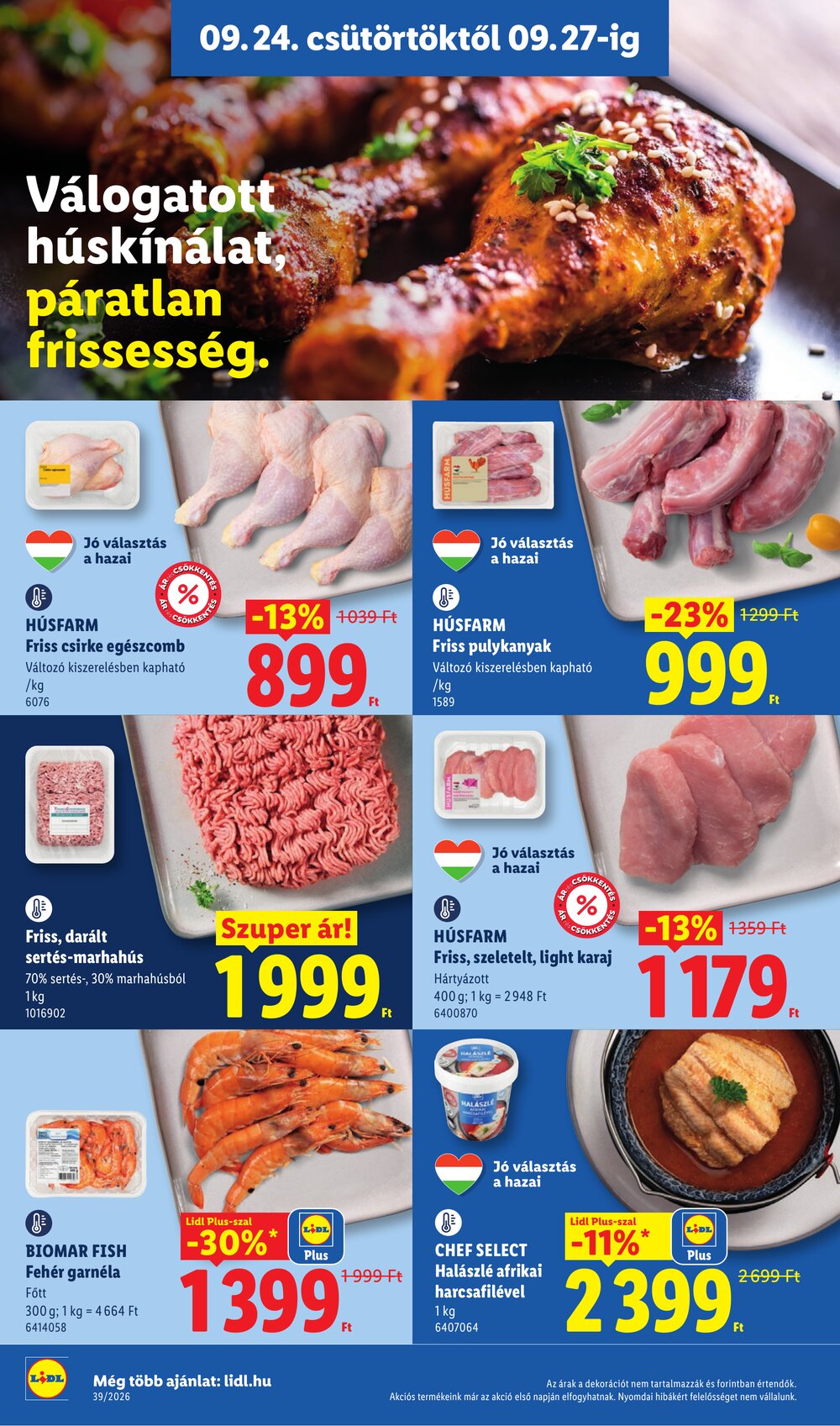 Lidl akciós újság 2026.09.24-től - 4. oldal.