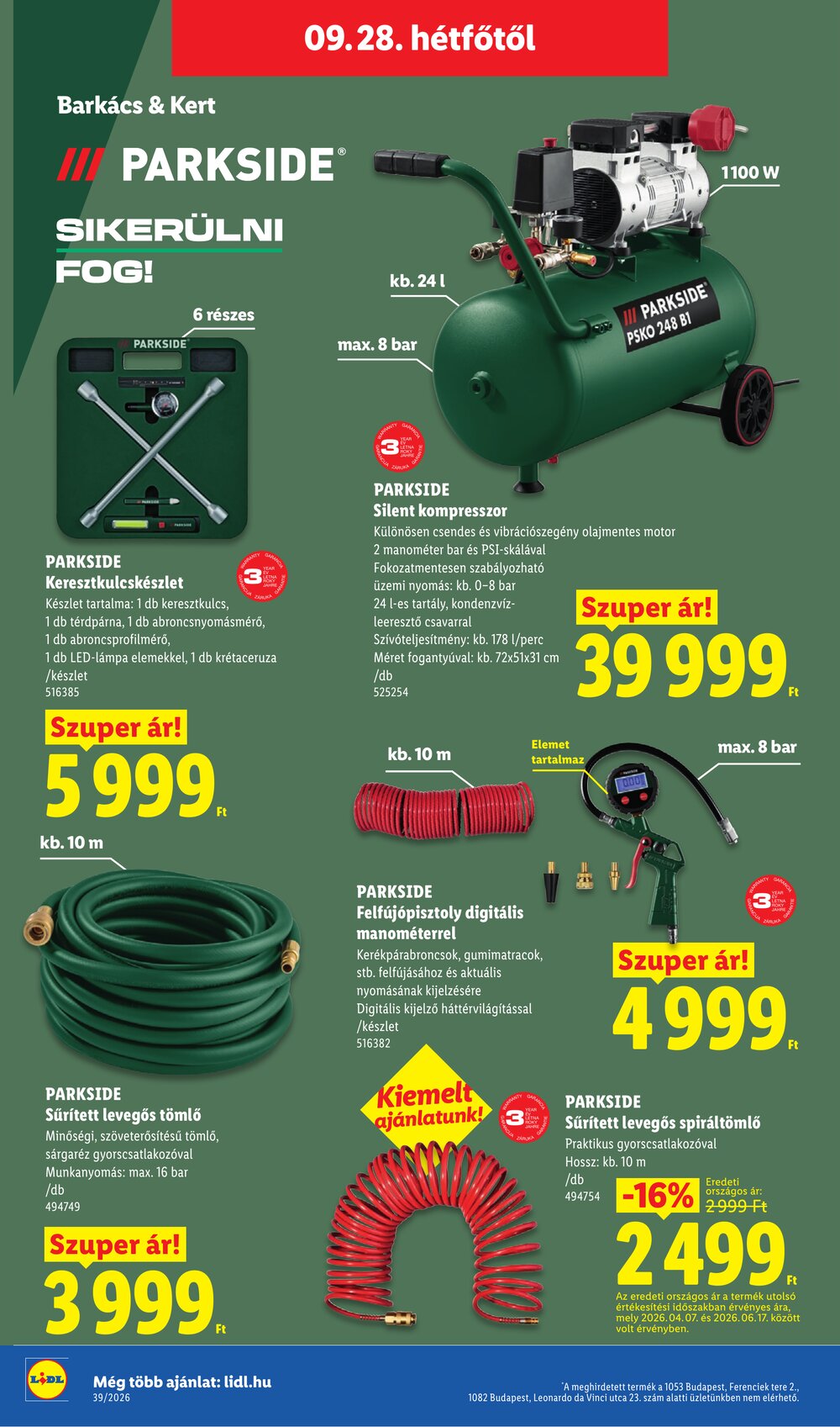 Lidl akciós újság 2026.09.24-től - 42. oldal.