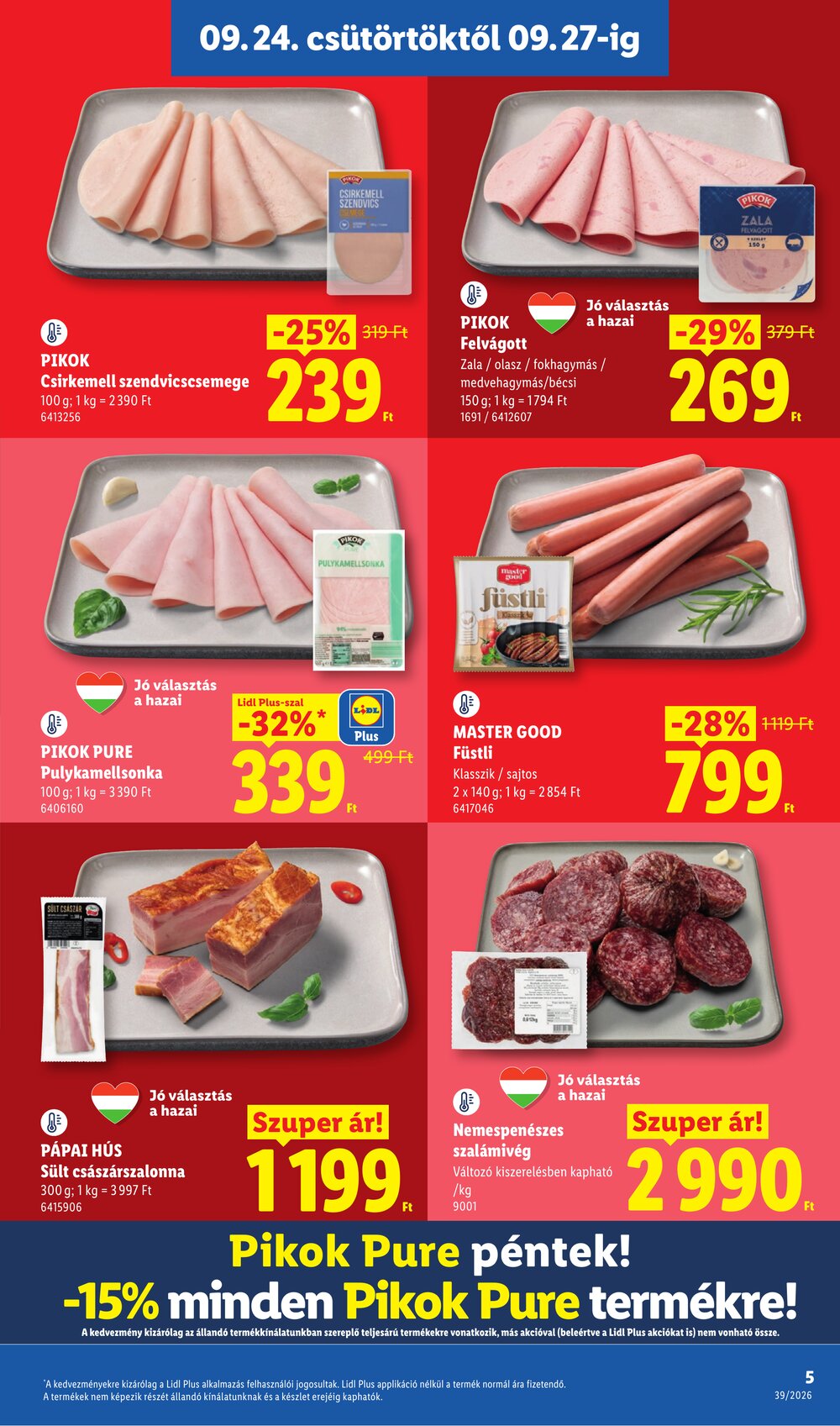 Lidl akciós újság 2026.09.24-től - 5. oldal.
