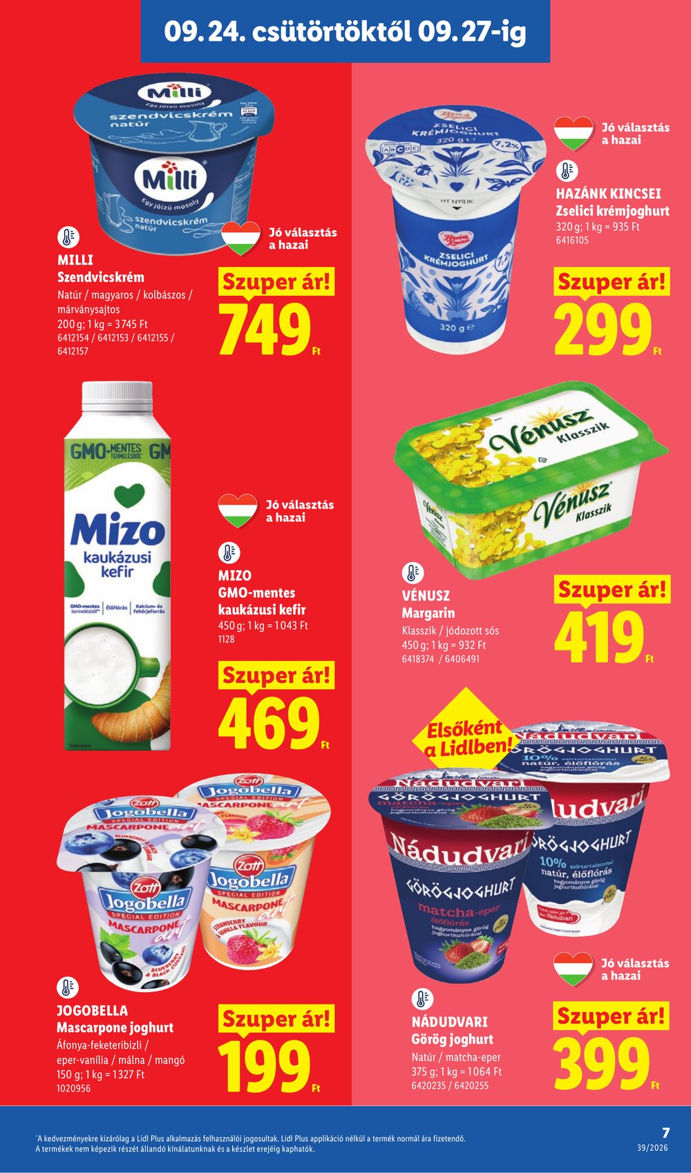 Lidl akciós újság 2026.09.24-től - 7. oldal.