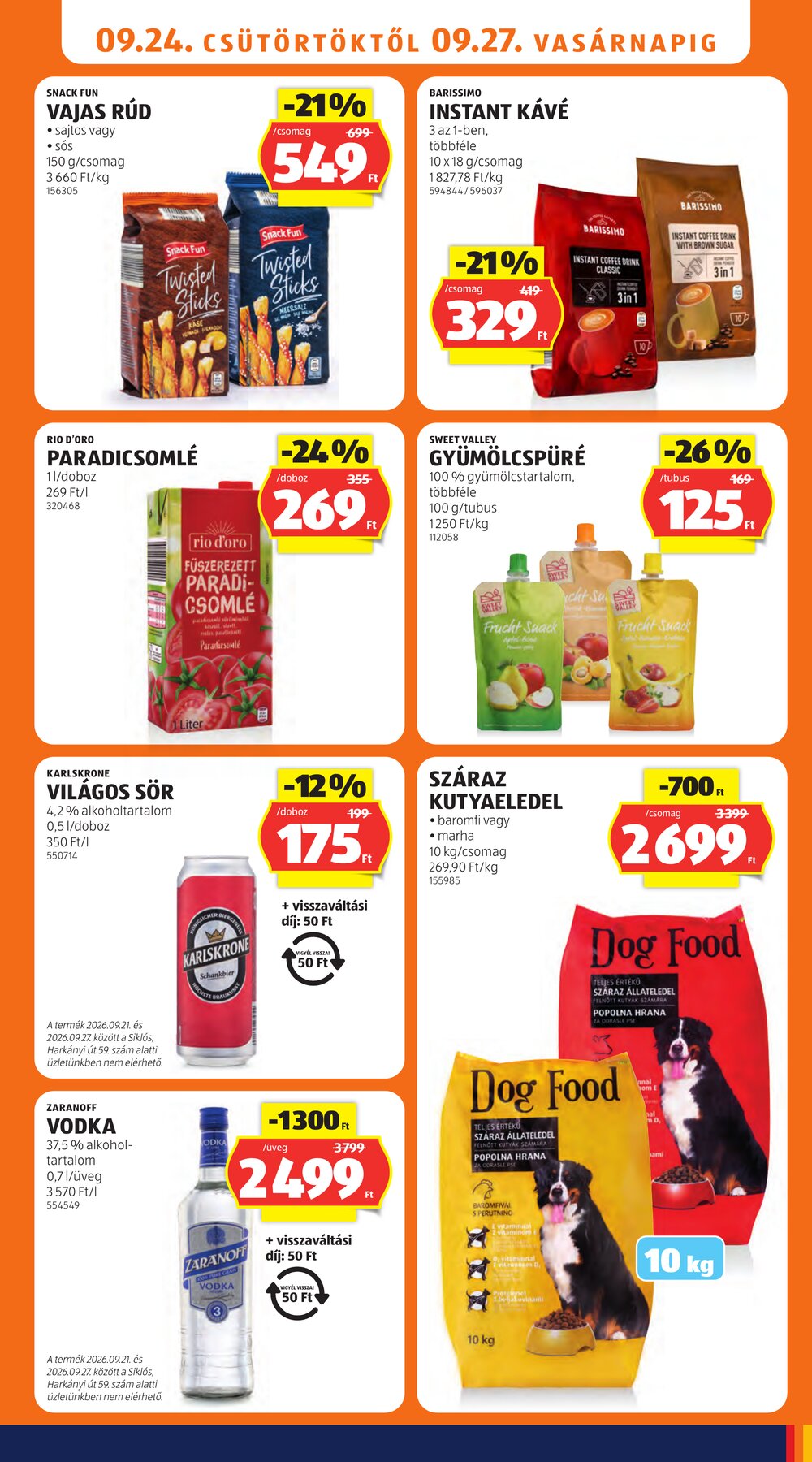 Aldi akciós újság 2026.09.24-től - 15. oldal.
