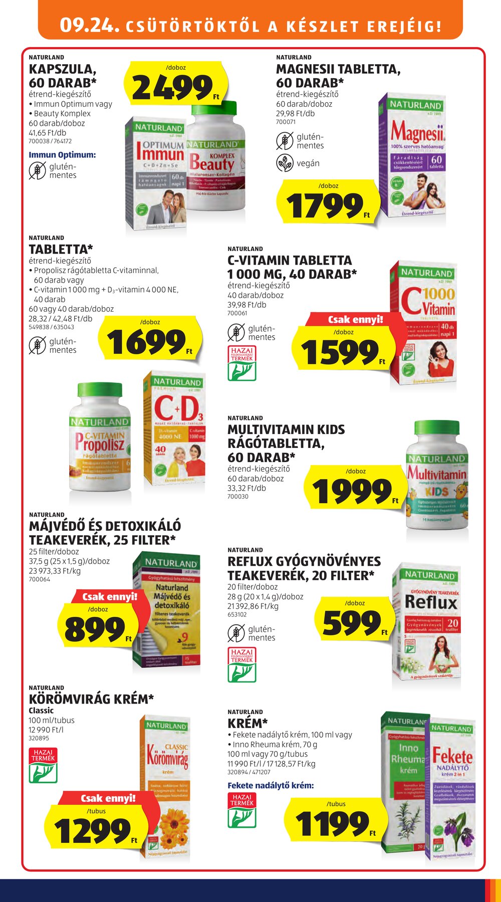 Aldi akciós újság 2026.09.24-től - 19. oldal.