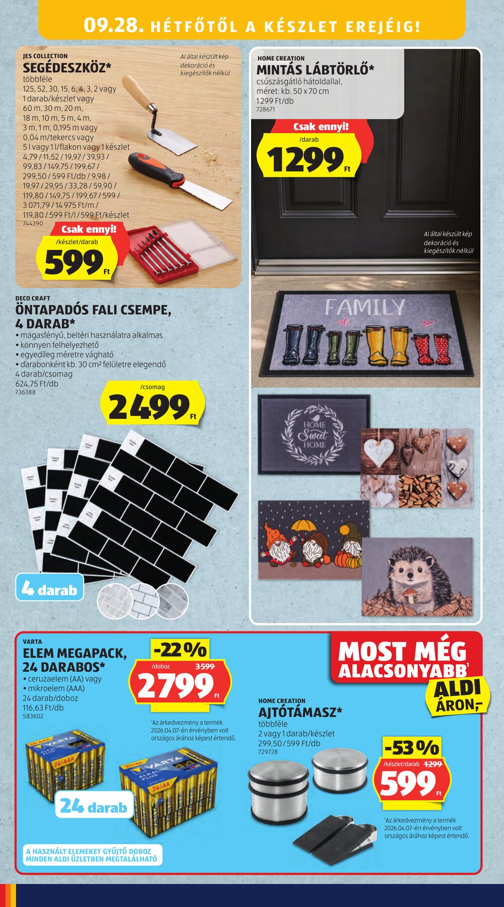 Aldi akciós újság 2026.09.24-től - 48. oldal.