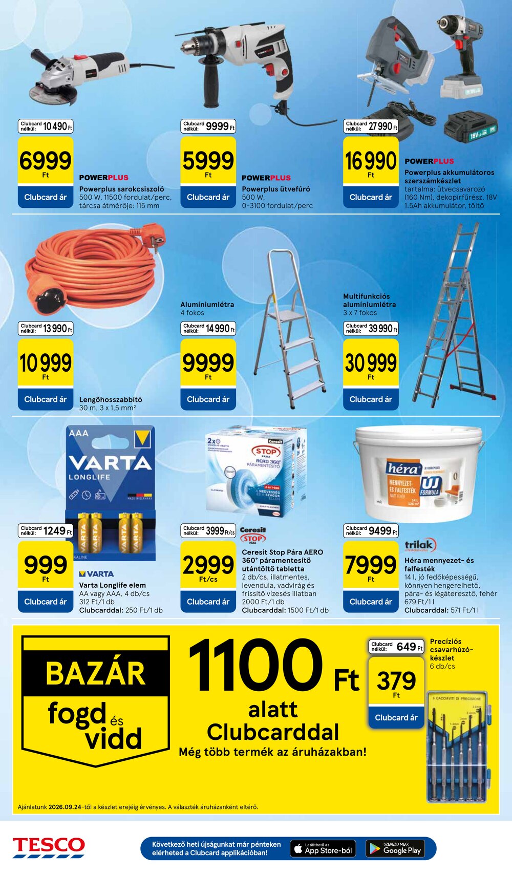 Tesco akciós újság 2026.09.24-től - 26. oldal.