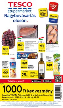 Tesco akciós újság 2026.09.24-től