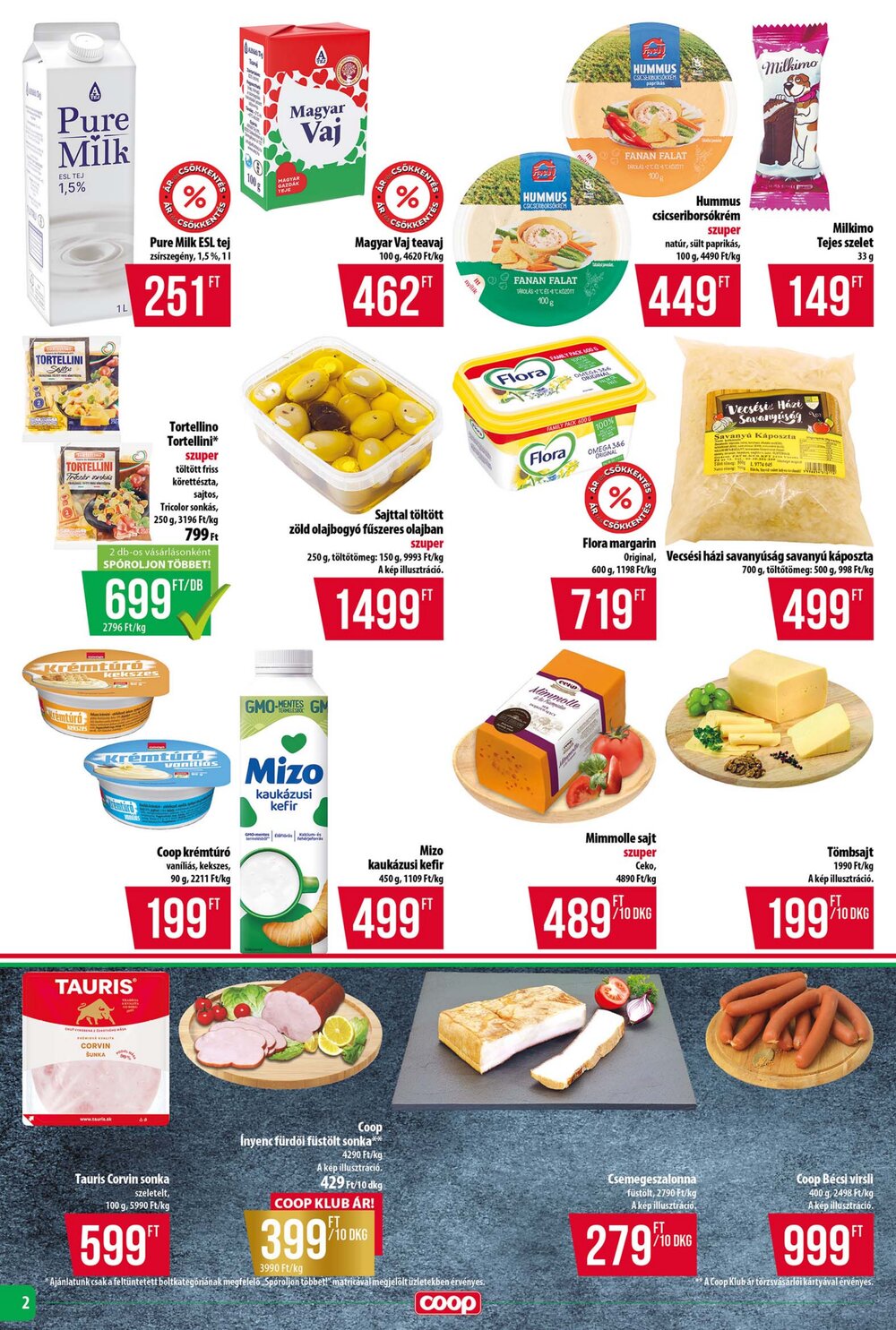 Coop akciós újság 2026.09.24-től - 2. oldal.