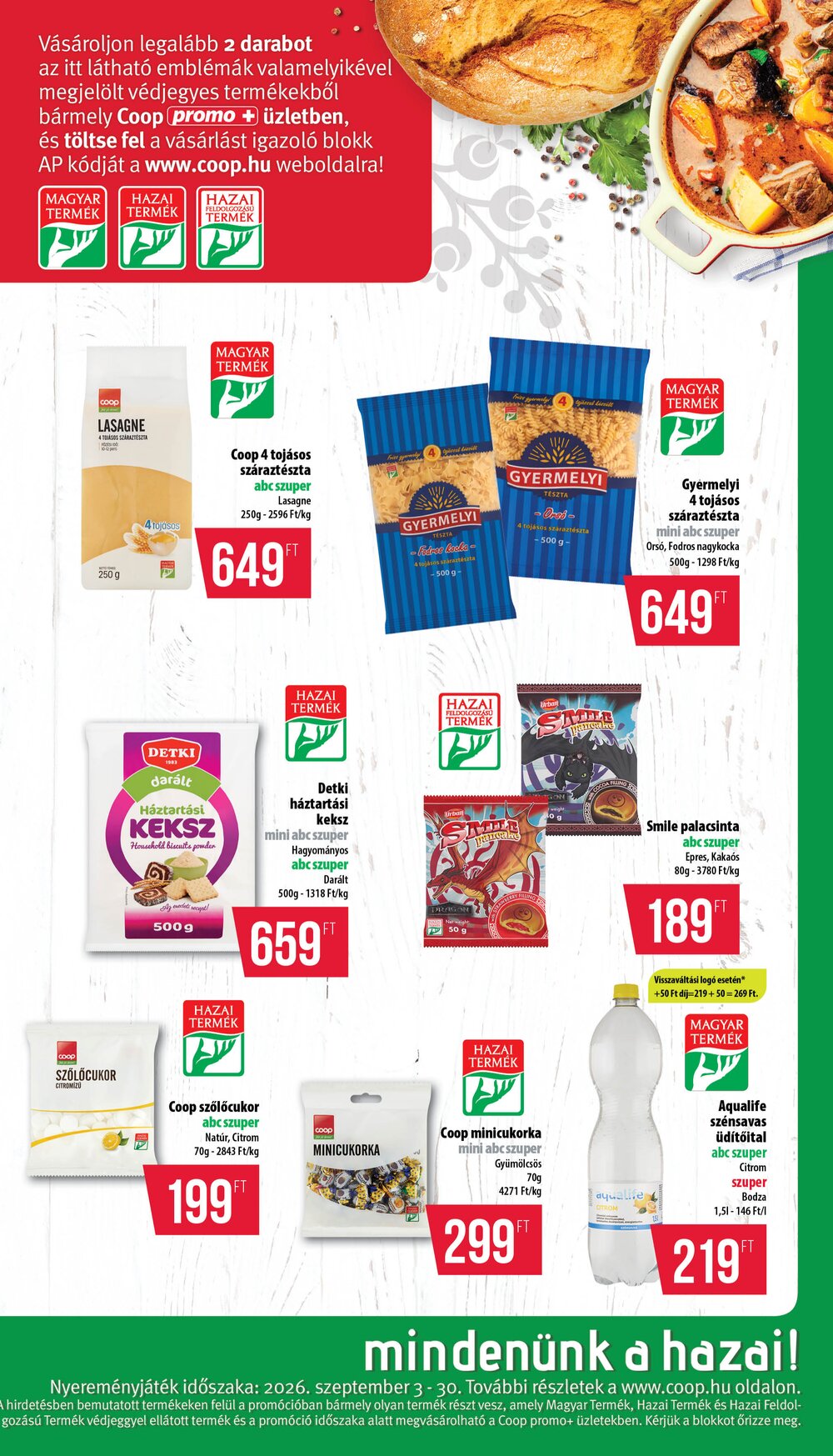 Coop akciós újság 2026.09.24-től - 5. oldal.