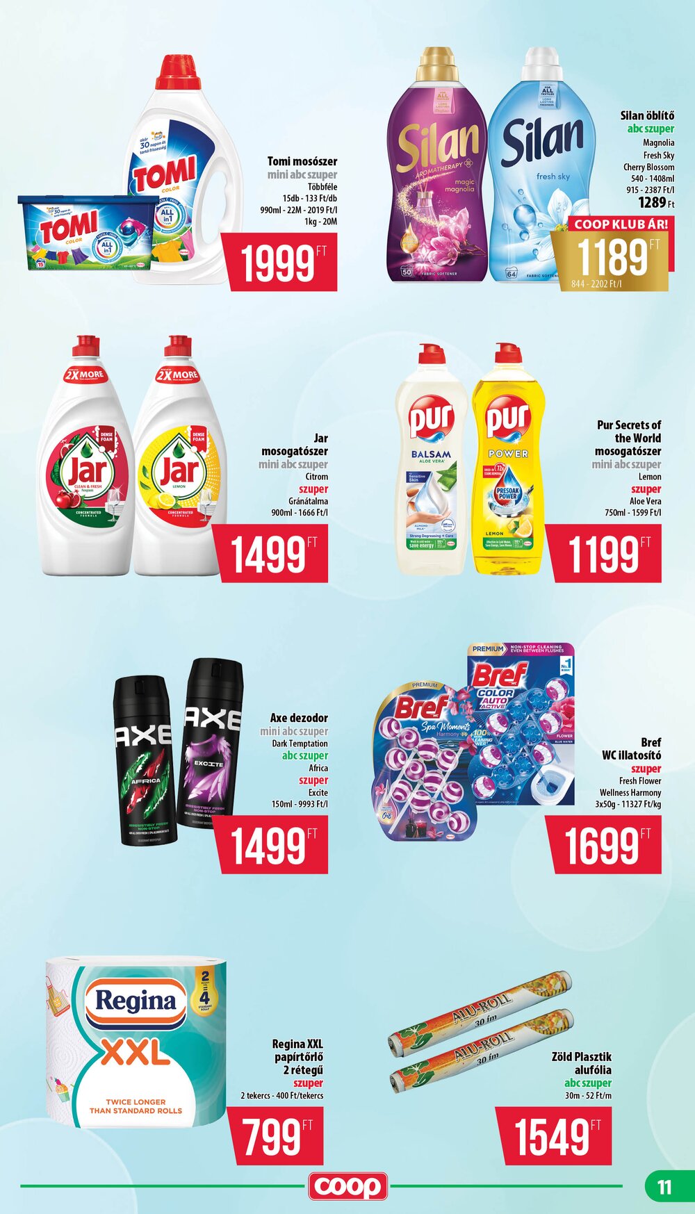 Coop akciós újság 2026.09.24-től - 11. oldal.