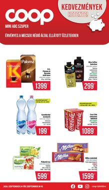 Coop akciós újság 2026.09.24-től