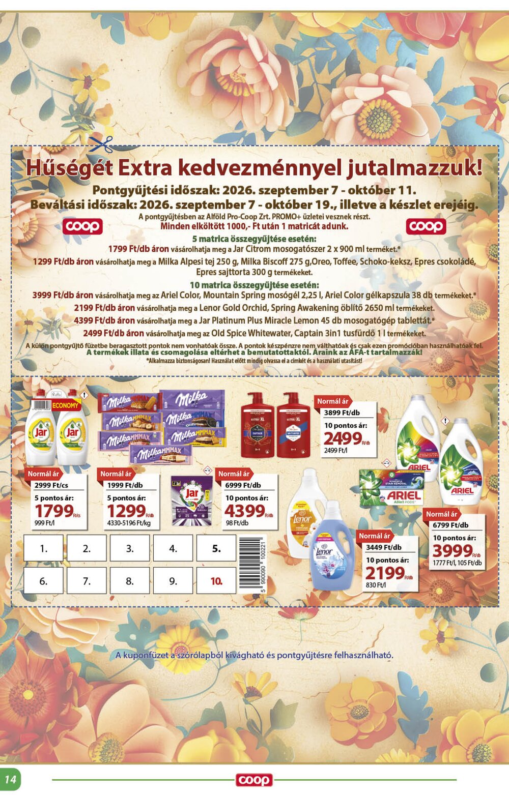 Coop akciós újság 2026.09.24-től - 14. oldal.
