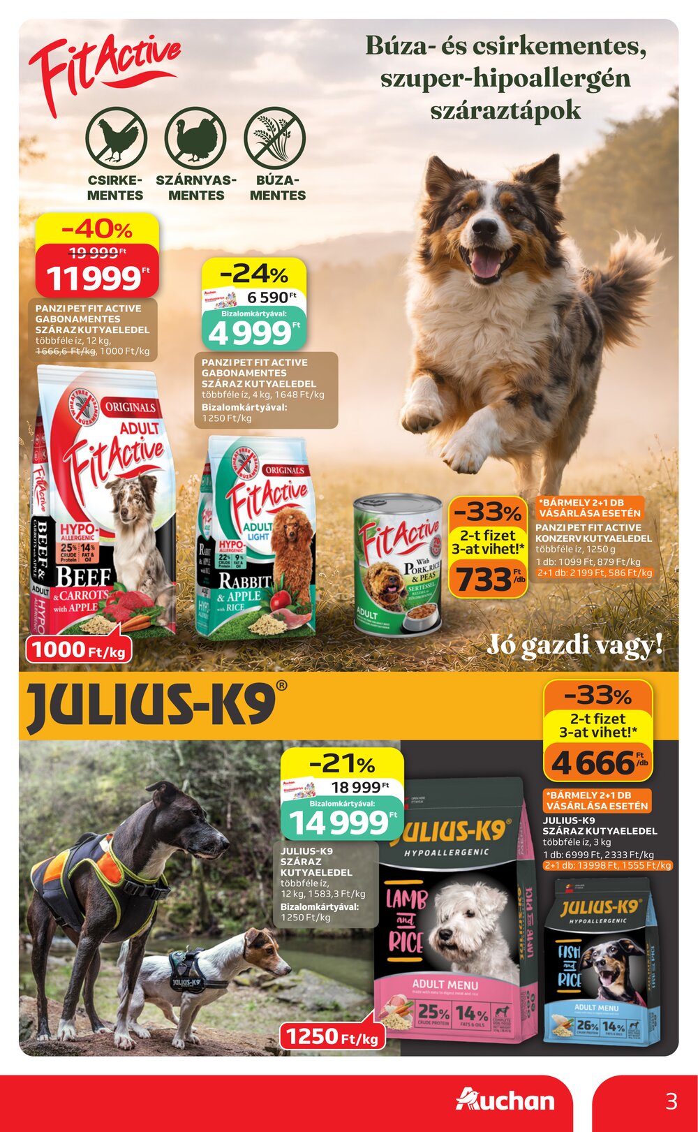 Auchan akciós újság 2026.09.24-től - 3. oldal.