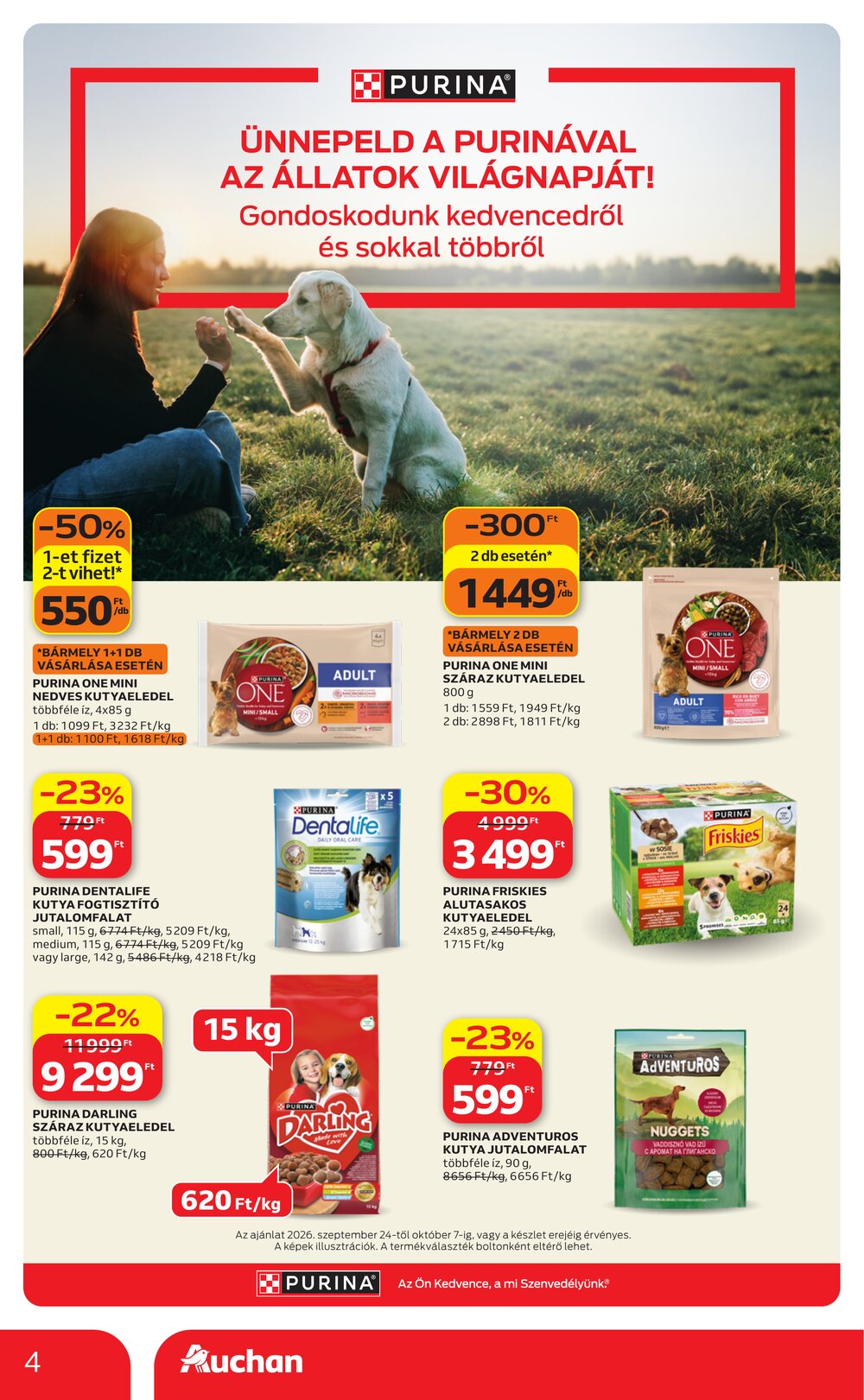 Auchan akciós újság 2026.09.24-től - 4. oldal.
