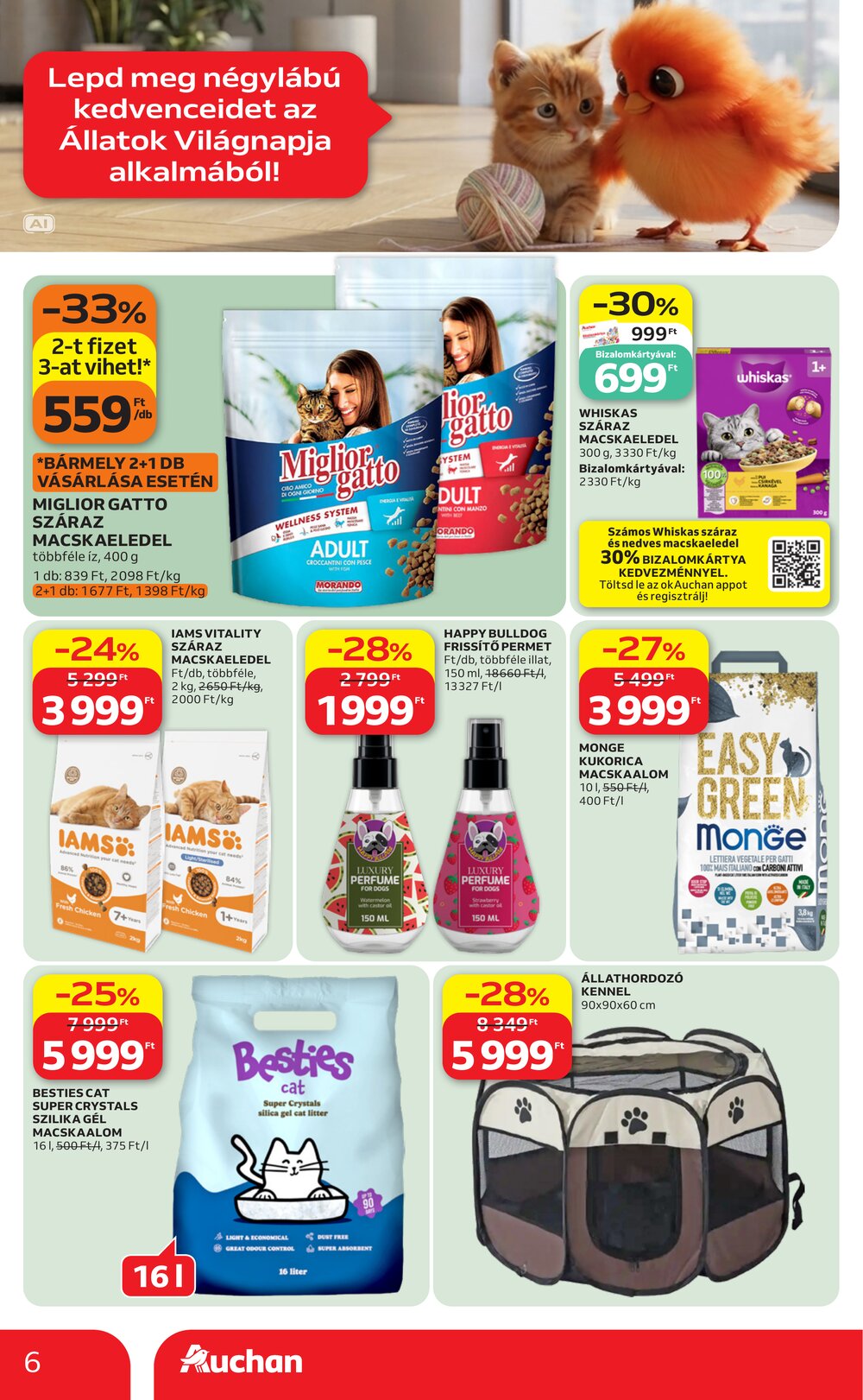 Auchan akciós újság 2026.09.24-től - 6. oldal.