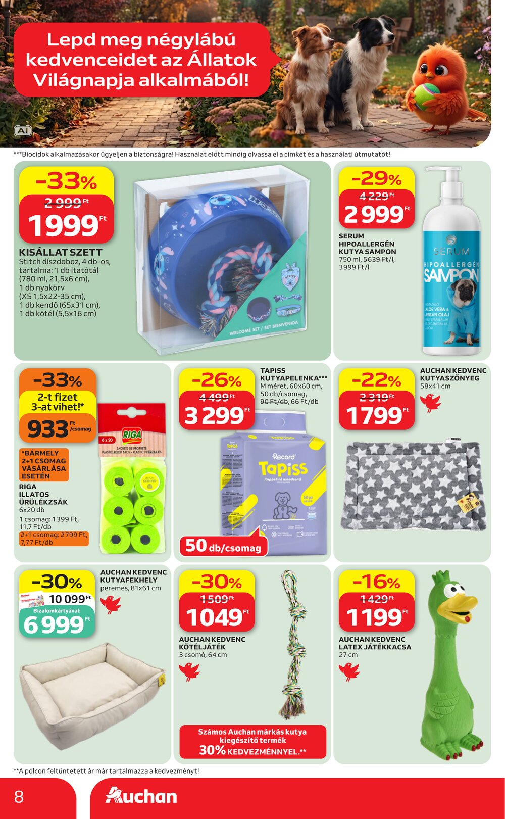 Auchan akciós újság 2026.09.24-től - 8. oldal.