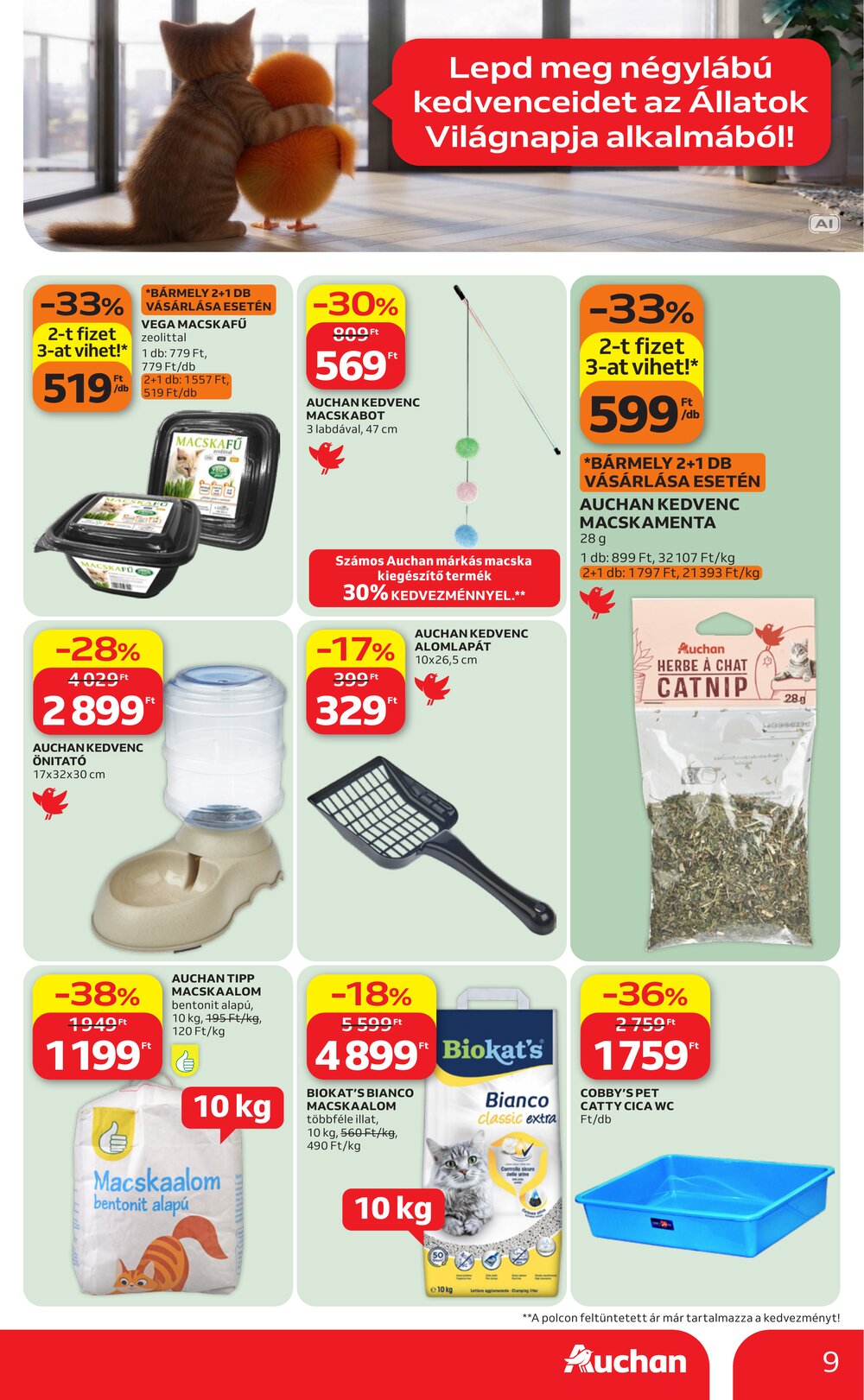 Auchan akciós újság 2026.09.24-től - 9. oldal.