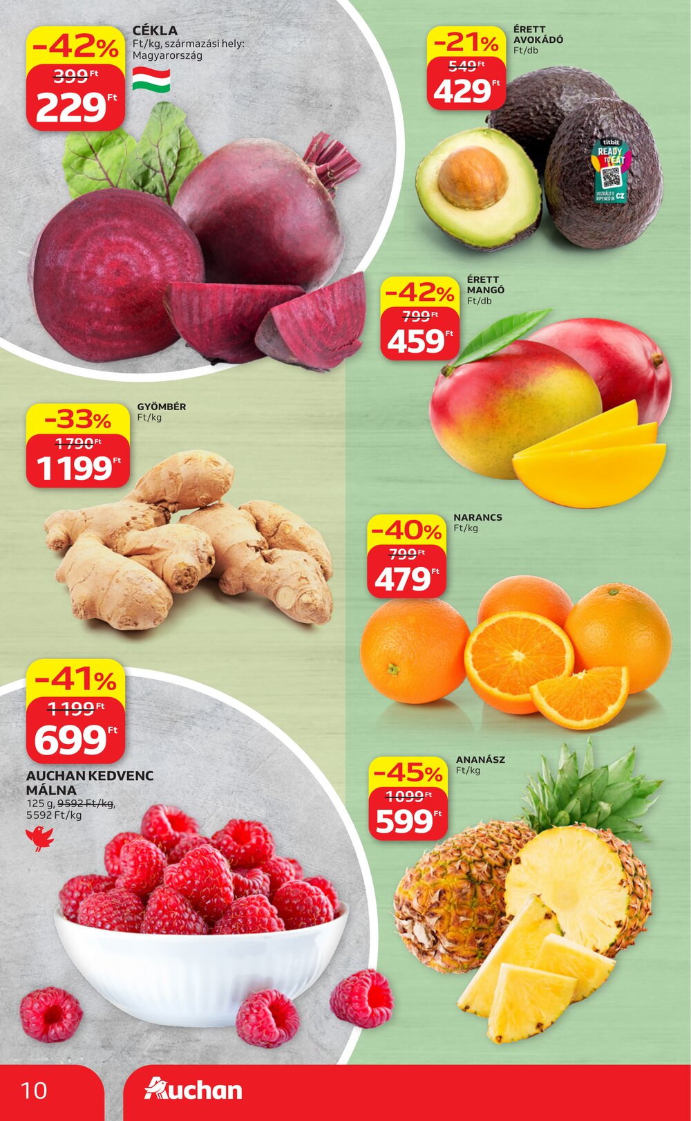 Auchan akciós újság 2026.09.24-től - 10. oldal.