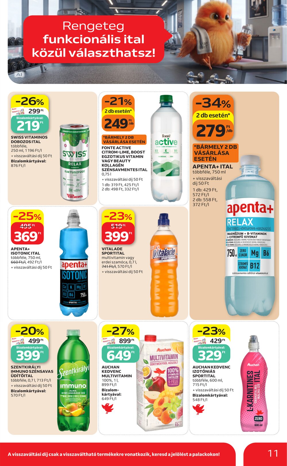 Auchan akciós újság 2026.09.24-től - 11. oldal.