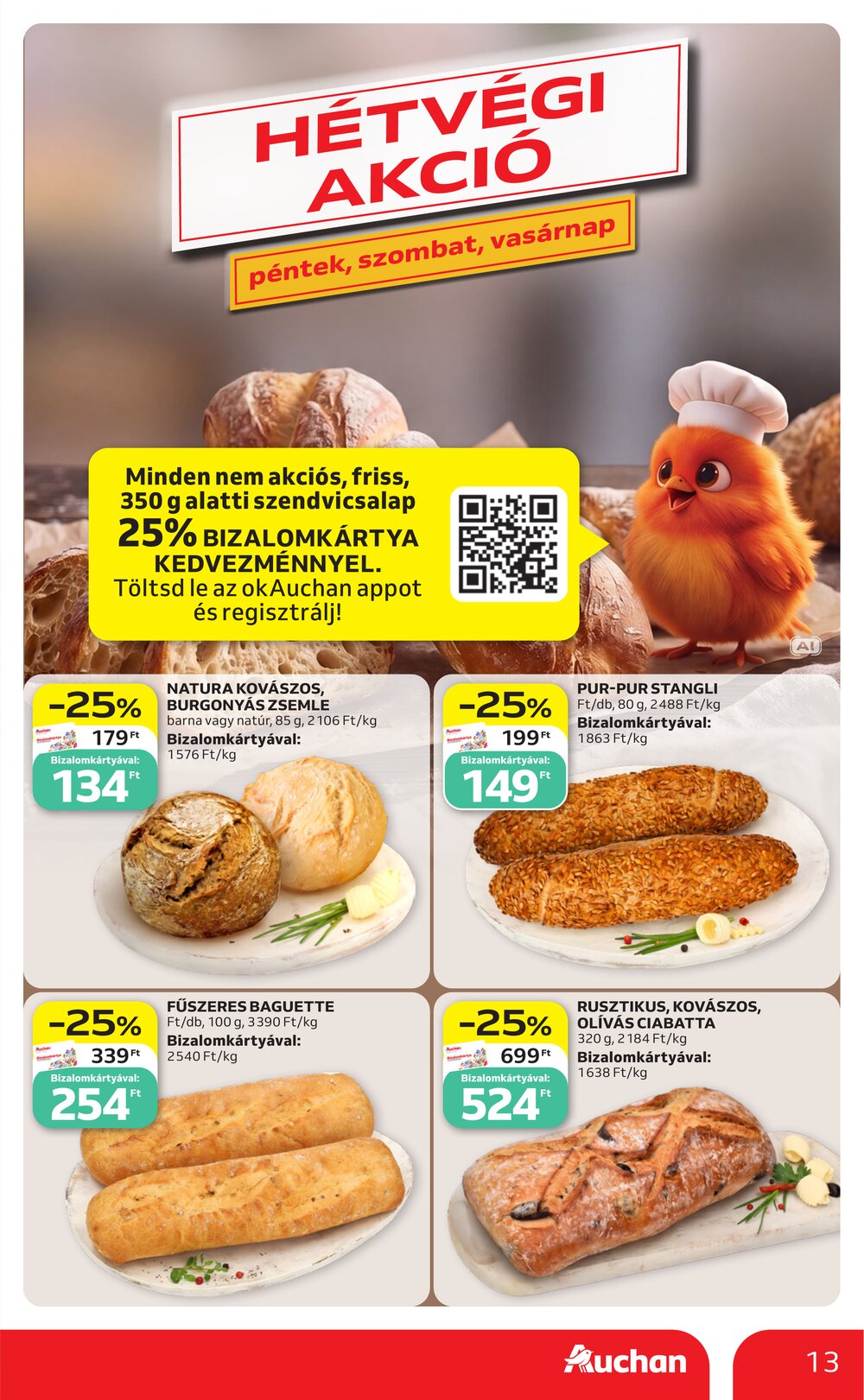 Auchan akciós újság 2026.09.24-től - 13. oldal.