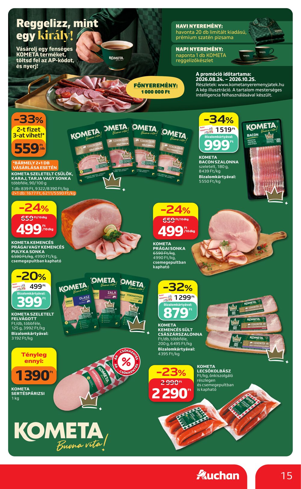 Auchan akciós újság 2026.09.24-től - 15. oldal.