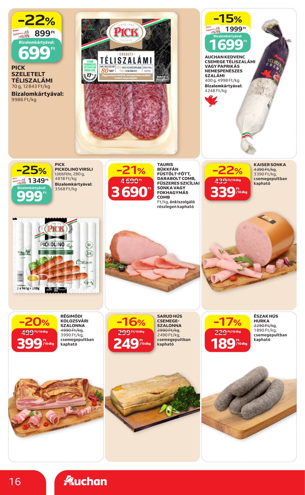 Auchan akciós újság 2026.09.24-től - 16. oldal.