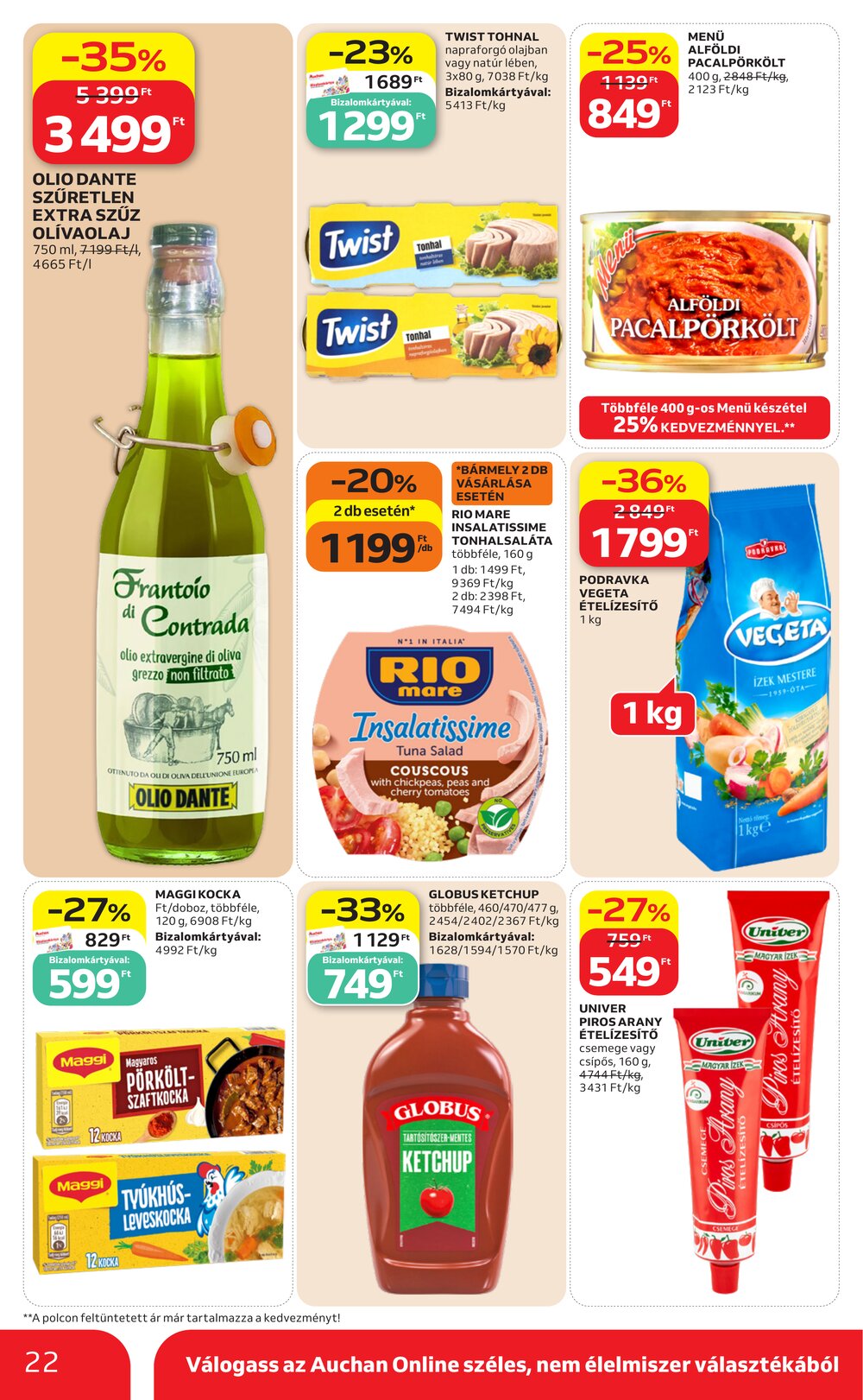 Auchan akciós újság 2026.09.24-től - 22. oldal.