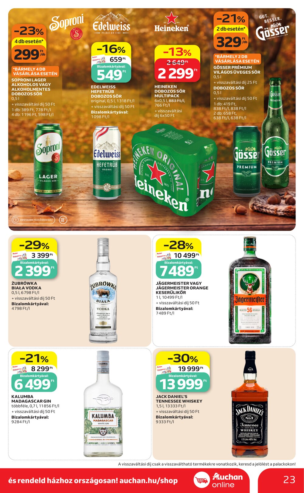 Auchan akciós újság 2026.09.24-től - 23. oldal.