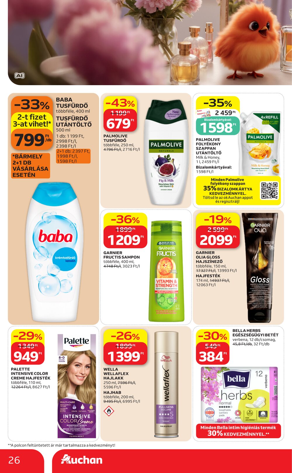 Auchan akciós újság 2026.09.24-től - 26. oldal.