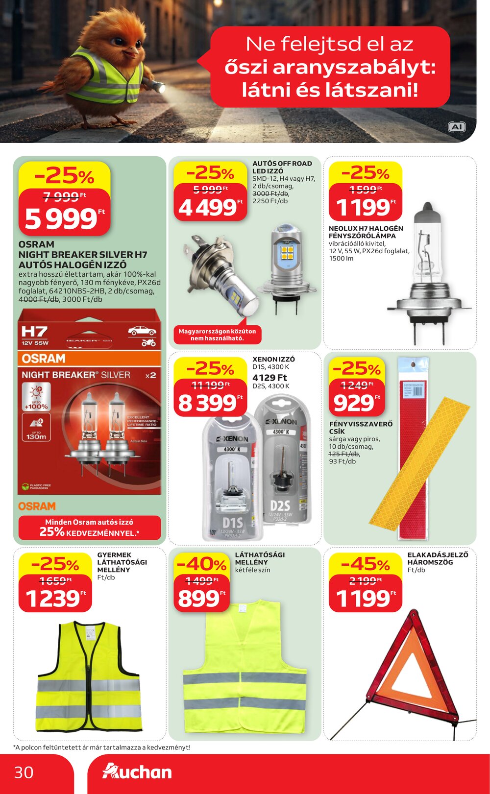 Auchan akciós újság 2026.09.24-től - 30. oldal.