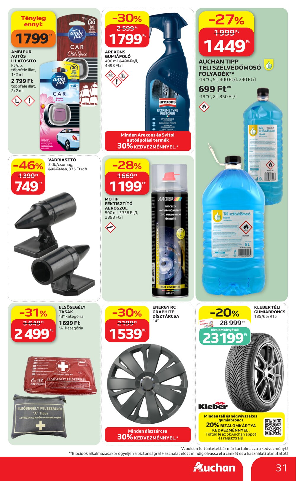 Auchan akciós újság 2026.09.24-től - 31. oldal.