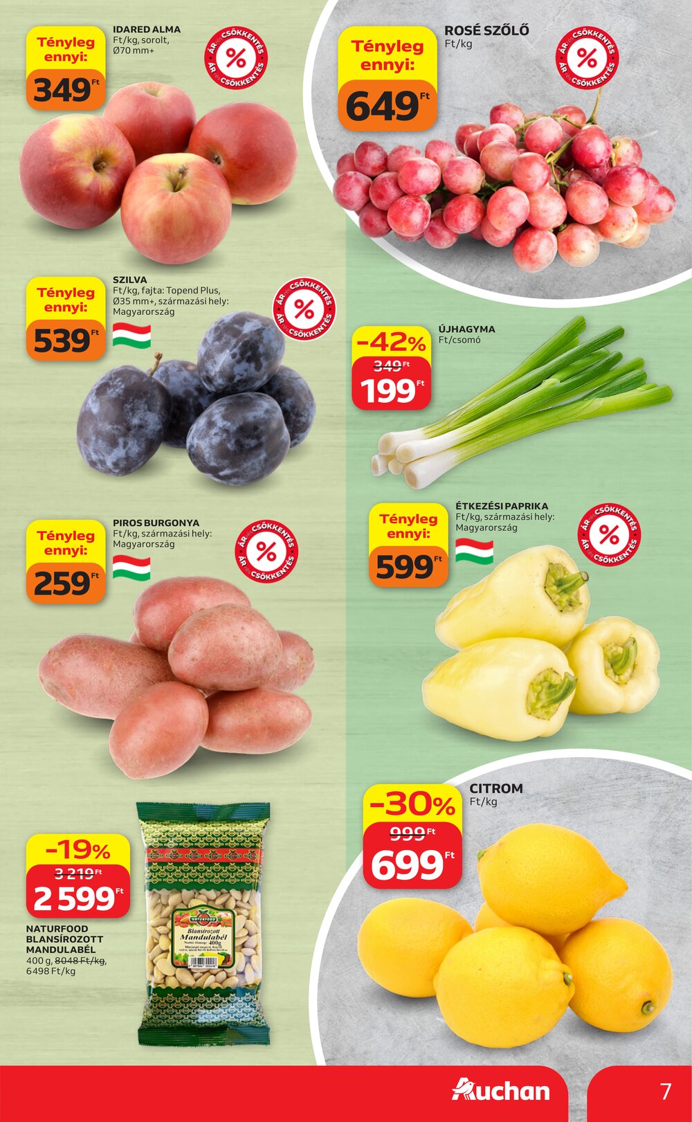 Auchan akciós újság 2026.09.24-től - 7. oldal.