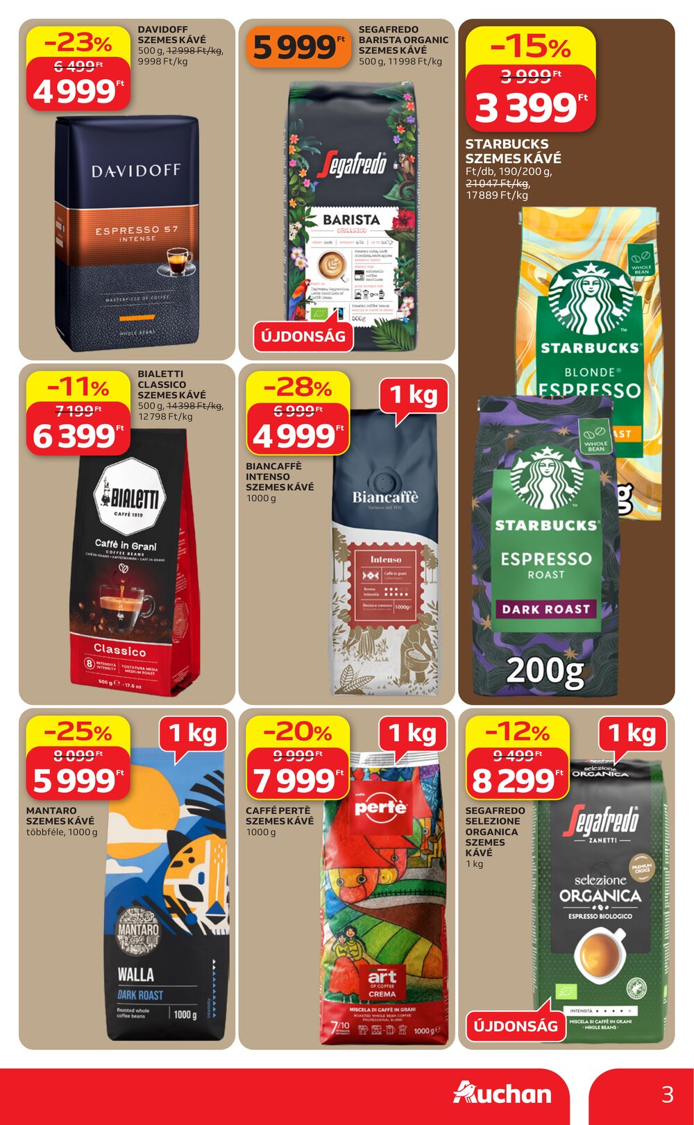 Auchan akciós újság 2026.09.24-től - 3. oldal.