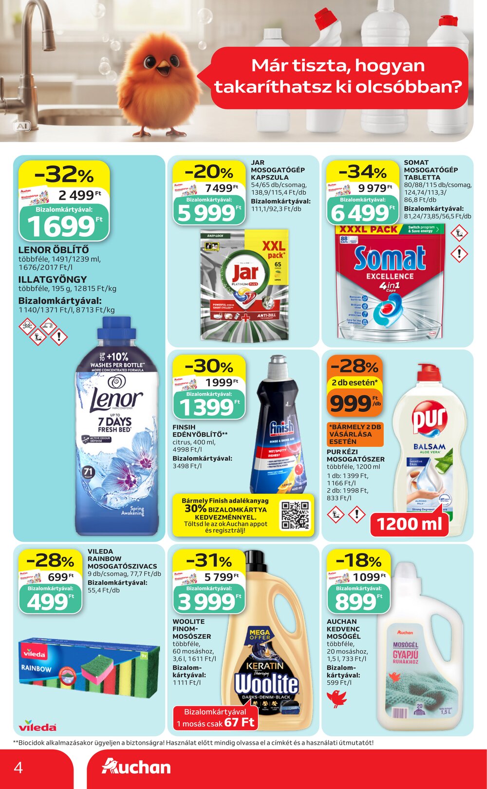 Auchan akciós újság 2026.09.24-től - 4. oldal.