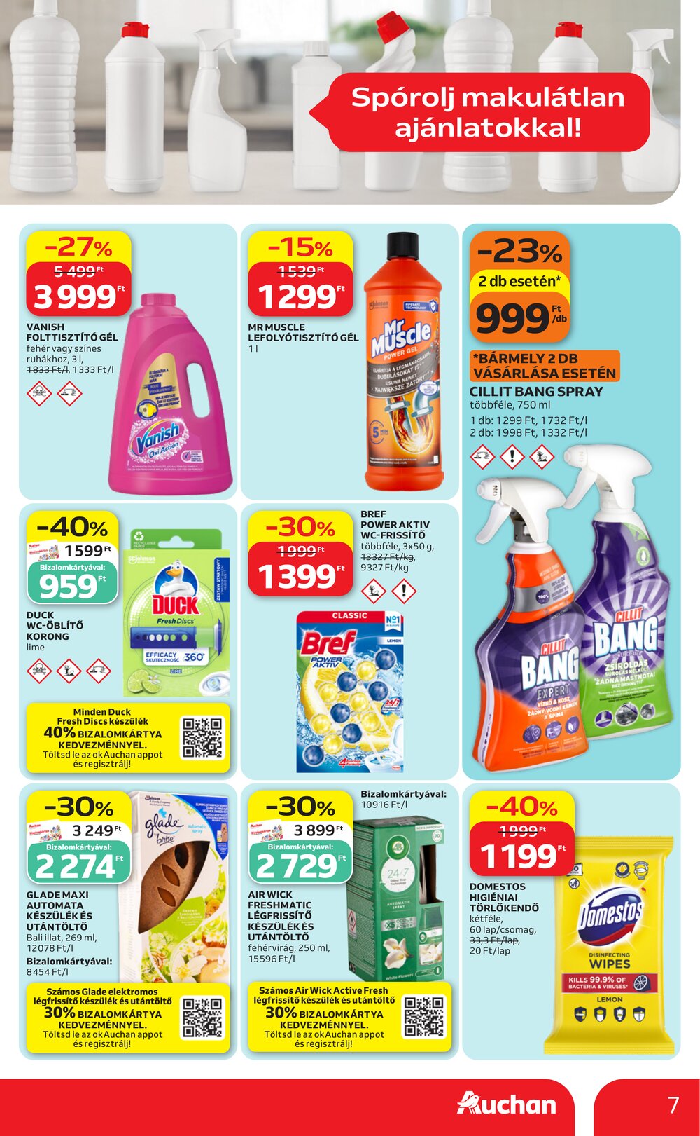 Auchan akciós újság 2026.09.24-től - 7. oldal.